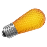 LED/S14/FACETED/AMBER 120V