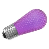 LED/S14/FACETED/PURPLE 120V